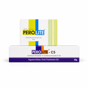 Гель и мыло Перолайт клиндамицин и бензоил пероксид Perolite
