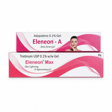 Комплекс от акне с адапа-леном Eleneon-a и трети-ноином Eleneon Max 