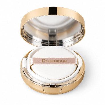 Dr.Hedison Miracle Cushion SPF50 PA+++ — адаптивный кушон для теплого оттенка кожи, 15 г + сменный блок 15 г