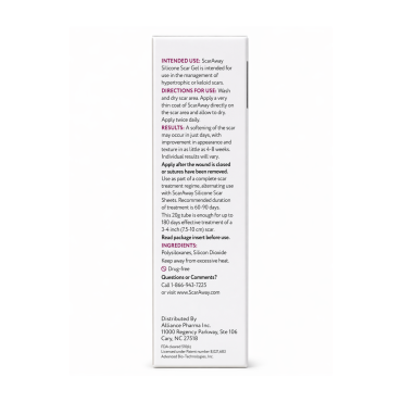 Силиконовый гель от шрамов и рубцов ScarAway Medical-Grade Silicone Scar Gel, 20 г