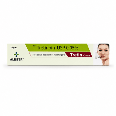 Крем с третиноином 0,05% для проблемной кожи с акне Tretin Cream Alister 20 г