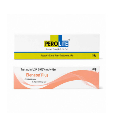 Комплекс от акне Perolite 2.5% Gel + Eleneon Plus 0.05% - сбалансированный уход