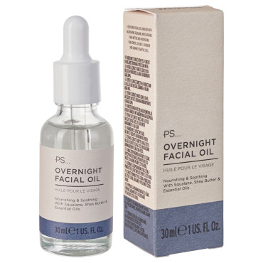 Ночное масло для лица со скваланом, маслом ши и эфирными маслами Ps...