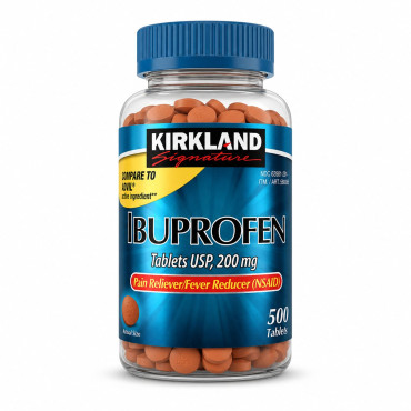 Ibuprofen Kirkland 200 mg Ибупрофен 500 таблеток обезболивающее США