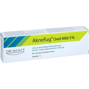 Премиум гель перекись бензоила Aknefug oxid mild 5% Gel - 25 г Германия