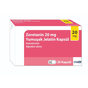 Зоретанін ізотретиноін Zoretanin Roaccutane 20 мг