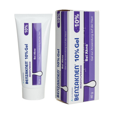 Гель от угревой сыпи Бензакнен 10% гель Галдерма Benzaknen 10% 60 г