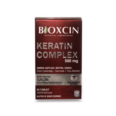 Кератиновий комплекс вітамінів Біоксин Bioxcin Keratin Complex Vitamin 60 таблеток 500 мг