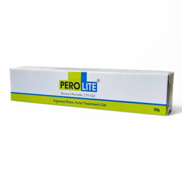 Перекис Бензоїлу 2,5% Коригуючий Гель Benzoyl Peroxide Gel 2,5% Perolite 30г Індія