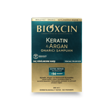 Bioxcin Argan & Keratin Біоксин Арган натуральний лікувальний шампунь проти випадіння волосся 300 мл
